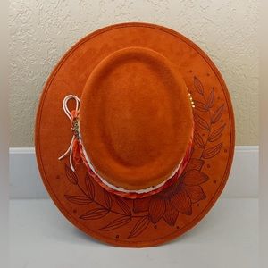 Custom Hand Burned Hat